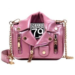 NEW * Mini Leather Jacket Bag *